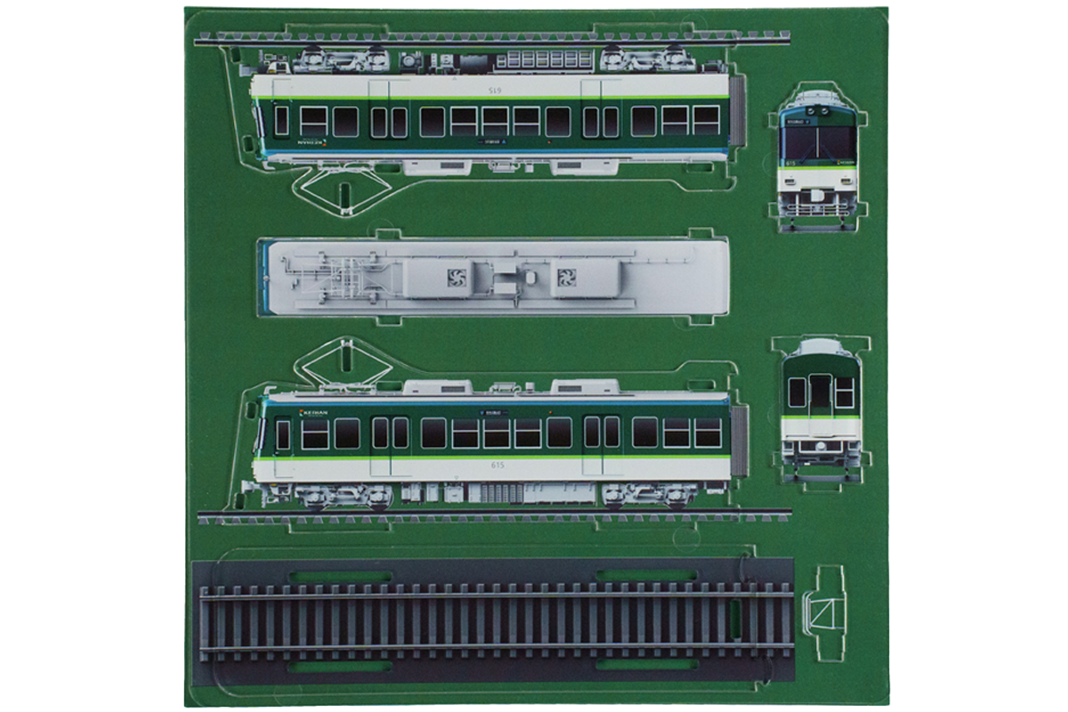 《京阪電車600形中型 立体組立キット「3Dアクデン」》アクリルスタンドの新境地｜京阪電車 600形 アクリルスタンド 立体組み立てキット アクスタ [1167]