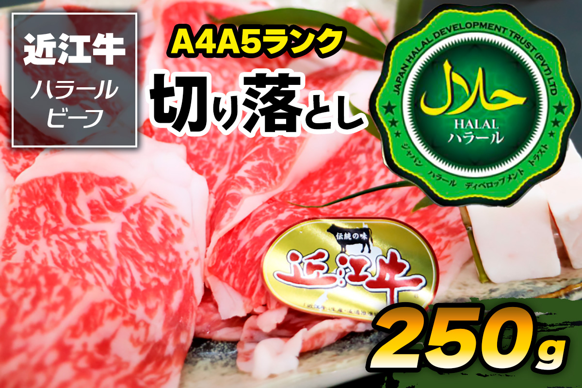 近江牛A4A5ランク 切り落とし250g ハラルビーフ｜近江牛A4A5ランク ビーフ 切り落とし 250g [1169]