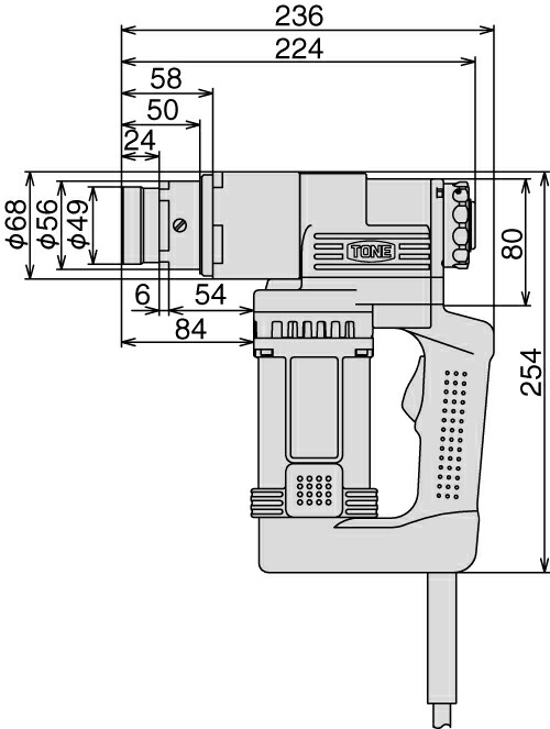 1次締め専用レンチ建方1番(トルシアボルト用) GKS501【受注過多のため生産が追い付かず、お届けまでにお時間がかかる場合がございます】 15001-40000065