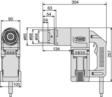 M24シヤーレンチ GH241AT　工具　TONE　トネ 15001-40000070