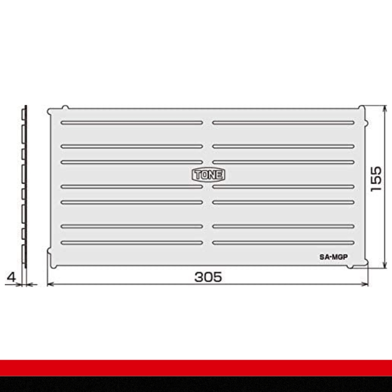 TONE トネ マグネットツールパネル ( SA-MGP ) 15001-40000434 ｜ 工具 整備士 自動車 バイク DIY メンテナンス