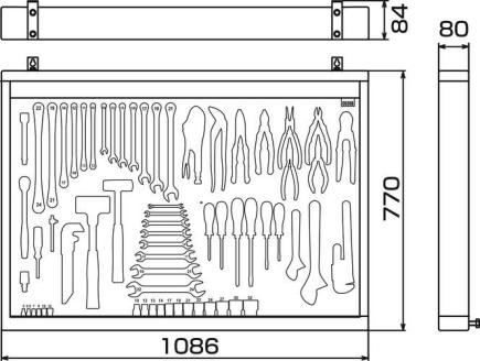 TONE トネ サービスボード C63B　工具　TONE　トネ 15001-40000572｜工具 整備士 自動車 バイク DIY 日本製 メンテナンス