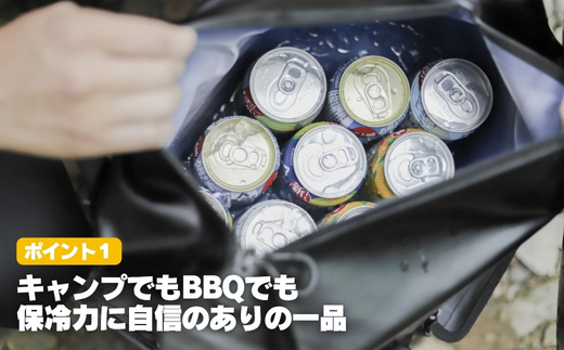 ANOBAブリザードソフトクーラー 25L オリーブ (AN042) BBQ アウトドア　キャンプ 防水｜こだわりの逸品 地域特産品 ギフト 自分用 人気 おすすめ ソフトクーラー クーラー持ち運び アイスボックス