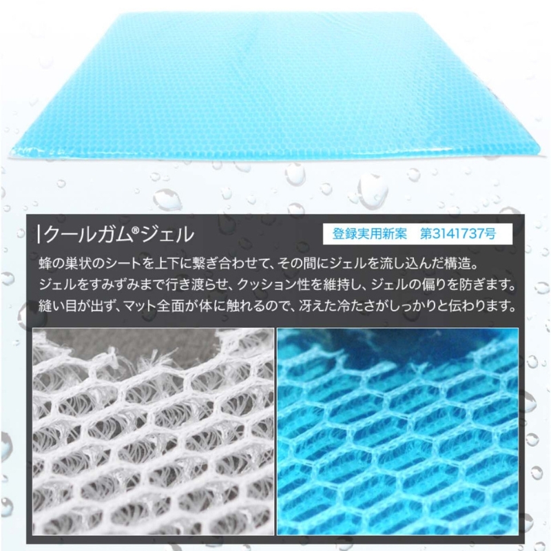 涼感ジェルマット ECO 枕 (R281) ジェルマット まくら 寝具 送料無料 河内長野 30×45cm