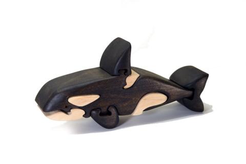 シャチの木製パズル 知育玩具 木製パズル おもちゃ プレゼント 男の子 女の子 誕生日 クリスマス 子供 大人 ギフト つみき 積み木 送料無料｜こだわりの逸品 地域特産品 ギフト 自分用 人気 おすすめ 積木 木のおもちゃ 動物つみき バランス ごっこ遊び おもちゃ 木製玩具 知育玩具 子ども 国産 安心 安全 出産祝い お祝い 贈り物 日本製 無塗装 ナチュラル 職人 手作り プレゼント