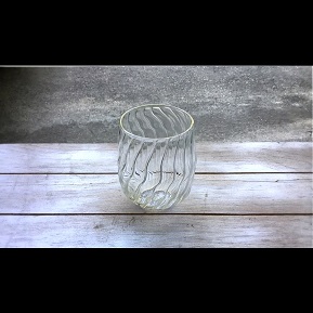 "Classic Bamboos"竹の古径(こみち)　ストライプー多用途グラス