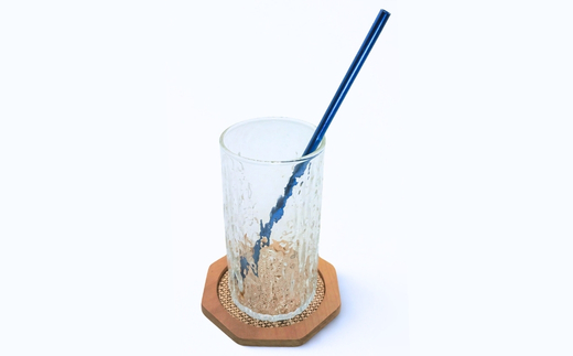 アルミストロー ブルー　200mm　長さ違い　エコ　冷感　サステナブル ブルー 200ｍｍ