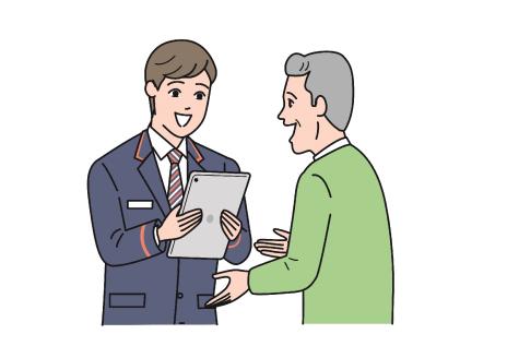 郵便局のみまもりサービス「みまもり訪問サービス（12か月間）」