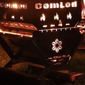 COMOMU 焚き火台 焚火台 たきび台　焚火　軽量 ミニ コンパクト　コンパクト収納　ソロ  コンパクト　シンプル アウトドア キャンプ キャンプ用品 BBQ　ソロキャンプ　バーベキュー バーベキューグリル ふるさと納税 キャンプ 大阪府河内長野市