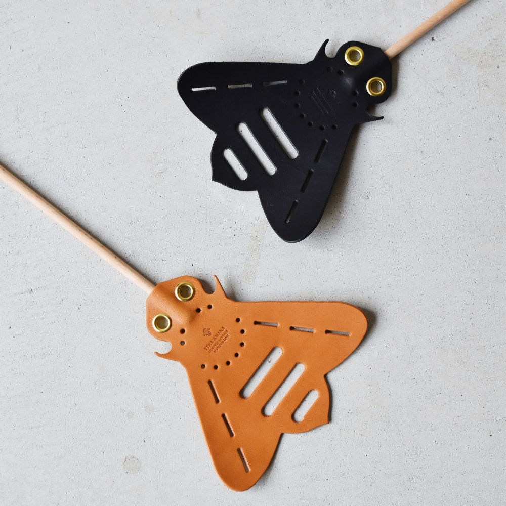 Teha’amana Fly flapper camel テハマナ 革のハエたたき キャメル