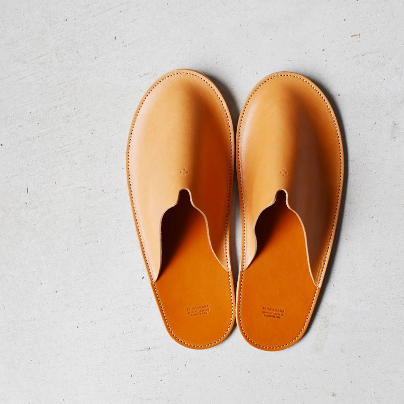 Teha’amana Slipper Basic M テハマナ スリッパ ベーシック M ブラック 革 皮 雑貨 おしゃれ レザー 本革 こだわりの逸品 地域特産品 ギフト 自分用 人気 おすすめ ブラック Mサイズ