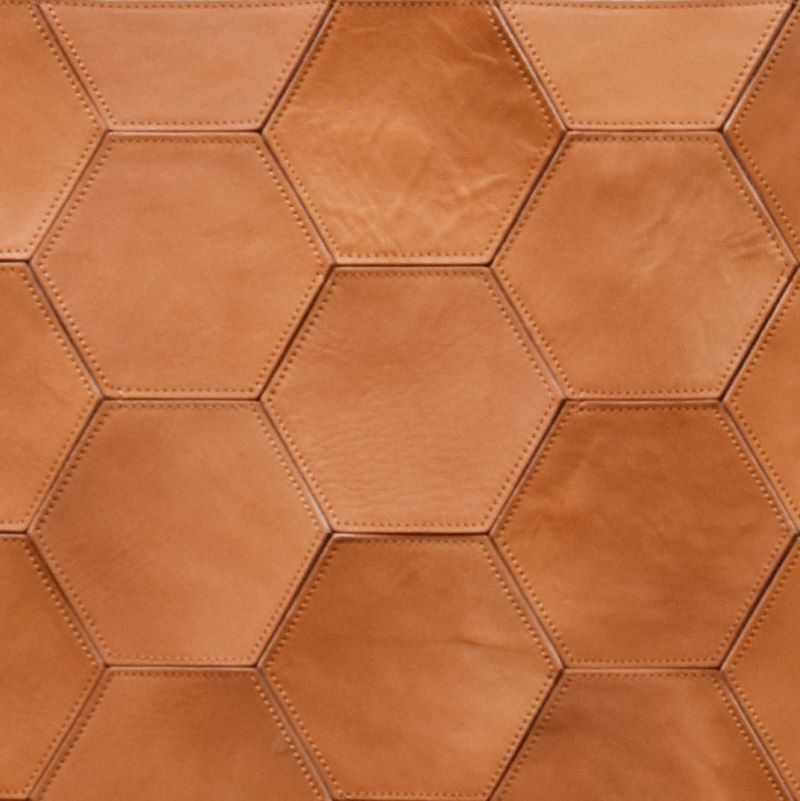 Teha’amana Mat honeycomb Smoke テハマナ 玄関マット ベーシック キャメル 革 皮 雑貨 おしゃれ レザー 本革 こだわりの逸品 地域特産品 ギフト 自分用 人気 おすすめ キャメル