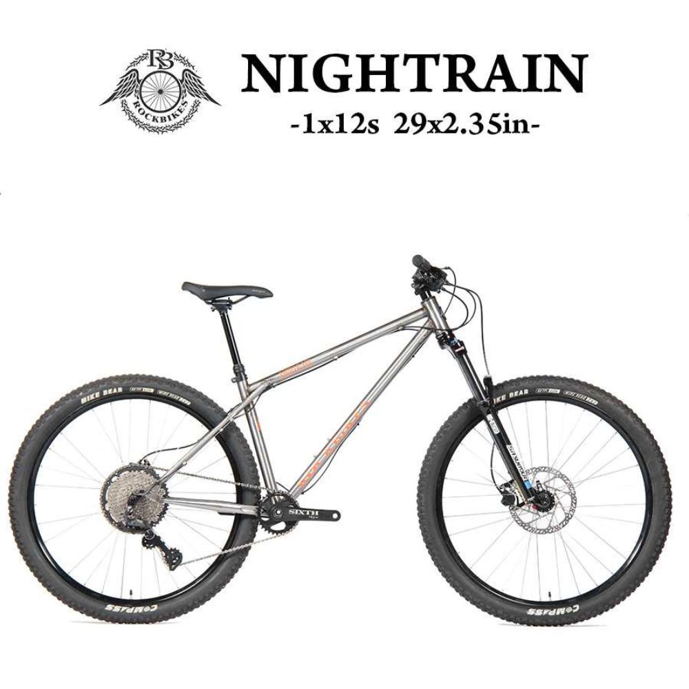 マウンテンバイク ACTWITH×ROCKBIKES コラボレーション M (420mm):適応身長165cm～185cm オリジナル 完成車 Mサイズ