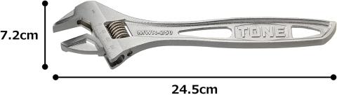 TONE トネ ハイパーウォームモンキレンチ MWR-250　工具　TONE　トネ 15001-40000391｜工具 整備士 自動車 バイク DIY 日本製 メンテナンス