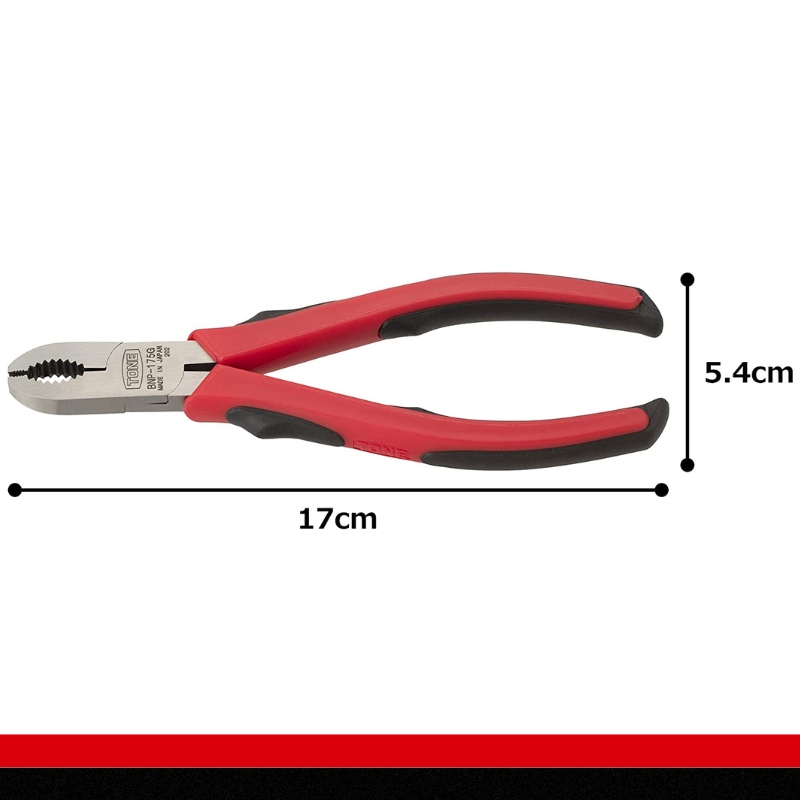 TONE トネ 壊ねじプライヤ(マスターグリップタイプ) BNP-175G　工具　TONE　トネ｜ 工具 整備士 自動車 バイク DIY 日本製 メンテナンス 15001-40000405