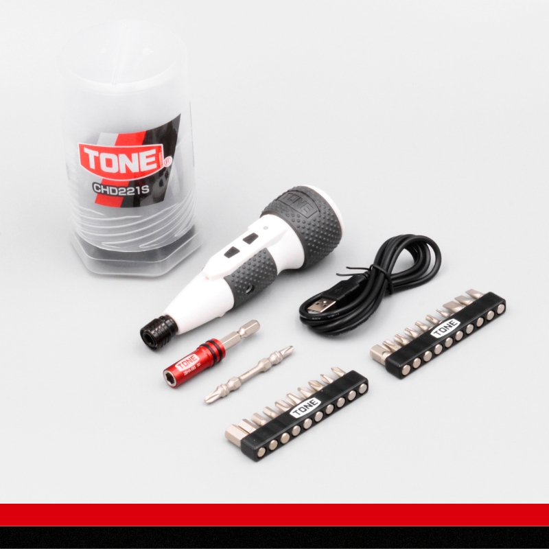 TONE トネ ハイブリッド電動ドライバーセット CHD221S 15001-40001323