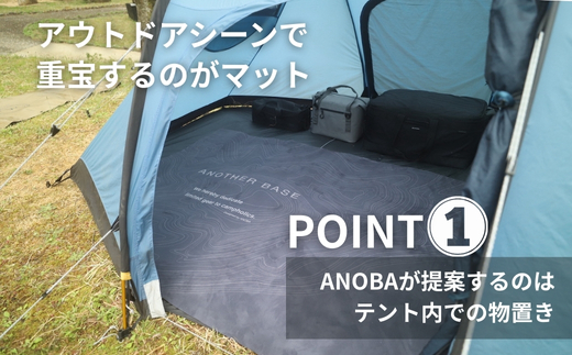 ユーティリティラグ　ラバーマット　1900　トポグラフィー (AN106) アウトドア キャンプ フェス 防災に おしゃれ キャンピングマット車中泊 快適 バーベキュー キャンプ インテリア BBQ ピクニック キャンプ用マット キャンプマット 約W190 xD130 xH0.2cm
