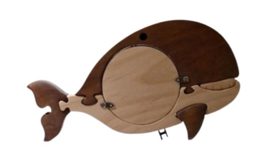 【プレゼント用】クジラの時計 積み木 積木 つみき 木のおもちゃ 動物つみき バランス ごっこ遊び おもちゃ 木製玩具 知育玩具 男の子 女の子 子供 子ども 国産 安心 安全 出産祝い お祝い 贈り物 日本製 無塗装 ナチュラル 職人 手作り ギフト プレゼント 送料無料