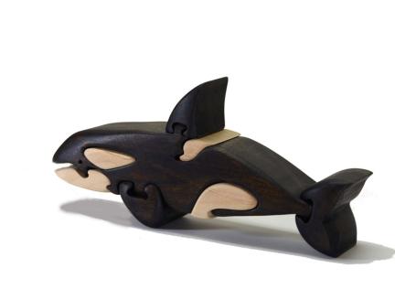 シャチの木製パズル 知育玩具 木製パズル おもちゃ プレゼント 男の子 女の子 誕生日 クリスマス 子供 大人 ギフト つみき 積み木 送料無料｜こだわりの逸品 地域特産品 ギフト 自分用 人気 おすすめ 積木 木のおもちゃ 動物つみき バランス ごっこ遊び おもちゃ 木製玩具 知育玩具 子ども 国産 安心 安全 出産祝い お祝い 贈り物 日本製 無塗装 ナチュラル 職人 手作り プレゼント