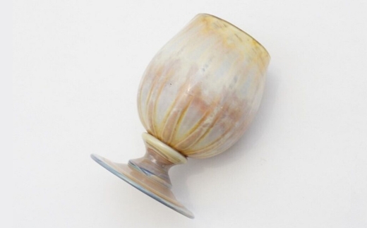 Ceramica Stripes Tulip セラミカストライプチューリップ（ハレの日のグラス）＜カラー：オレンジ＞