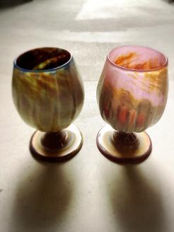 Ceramica Stripes Tulip セラミカストライプチューリップ（ハレの日のペアグラス）＜カラー：青＆ピンク＞ こだわりの逸品 地域特産品 ギフト 自分用 人気 おすすめ