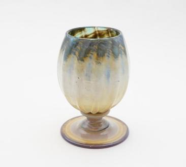 Ceramica Stripes Tulip セラミカストライプチューリップ（ハレの日のペアグラス）＜カラー：緑＆オレンジ＞ こだわりの逸品 地域特産品 ギフト 自分用 人気 おすすめ