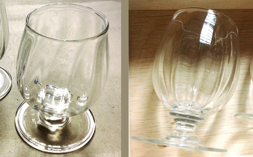 Memorial Tear-想い出の涙　M　手作りグラス 吹きガラス ワイングラス プレゼント ギフト 贈り物 父の日 母の日 敬老の日 結婚式 お祝い 送別 お礼 オリジナル 結婚祝い ワイングラス 退職祝い 人気 グラス ガラスコップ