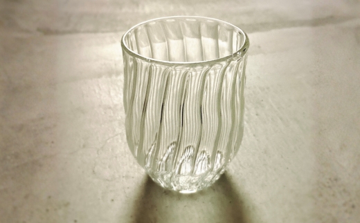 "Classic Bamboos"竹の古径(こみち) ストライプ 多用途 グラス