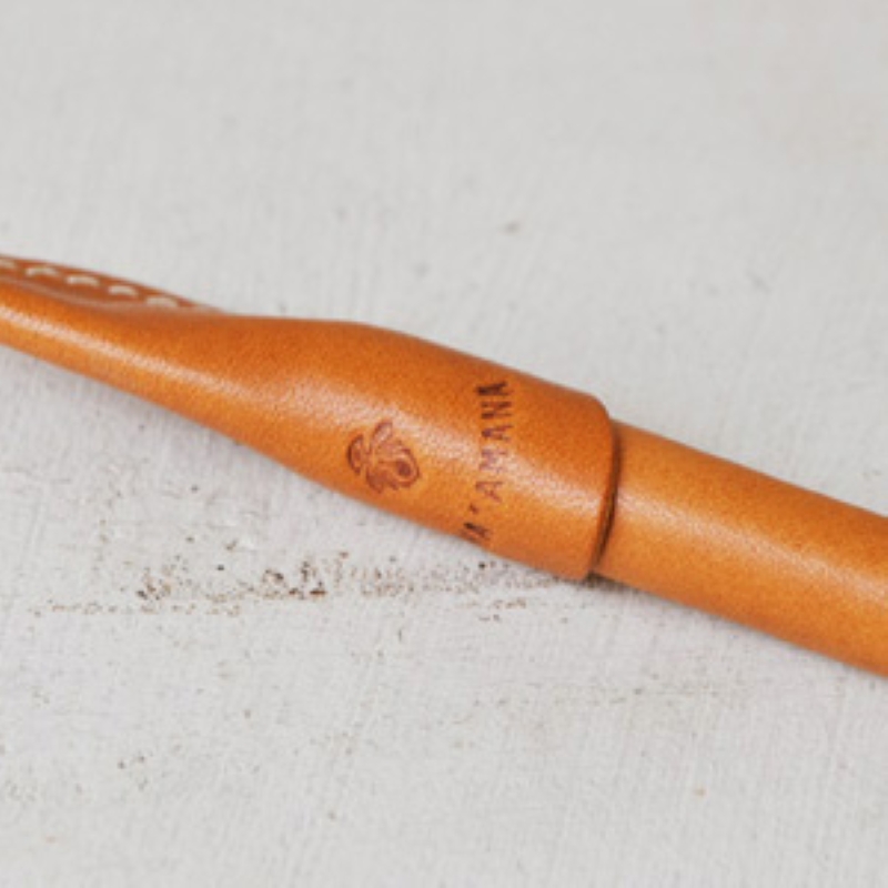 Teha’amana Pen Basic テハマナ ペン ベーシック ダークブラウン テハマナ 革 皮 雑貨 おしゃれ レザー 本革 こだわりの逸品 地域特産品 ギフト 自分用 人気 おすすめ ダークブラウン