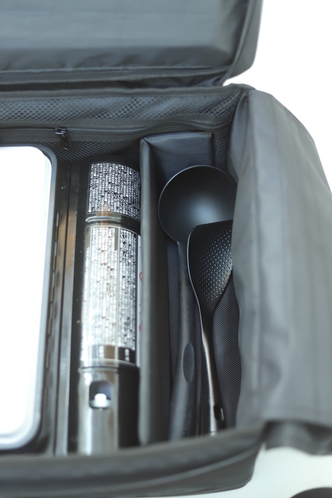 ANOBA マルチバーナーコンテナ ブラック 大型コンロ収納対応バッグ キャンプギア キャンプ用品 多機能 ギアバッグ コンロケース バーナー ケース キャンプ道具 アウトドア キャンプ 防災 大阪 河内長野市 送料無料　anoba ピクニック ふるさと納税 キャンプ 大阪府河内長野市