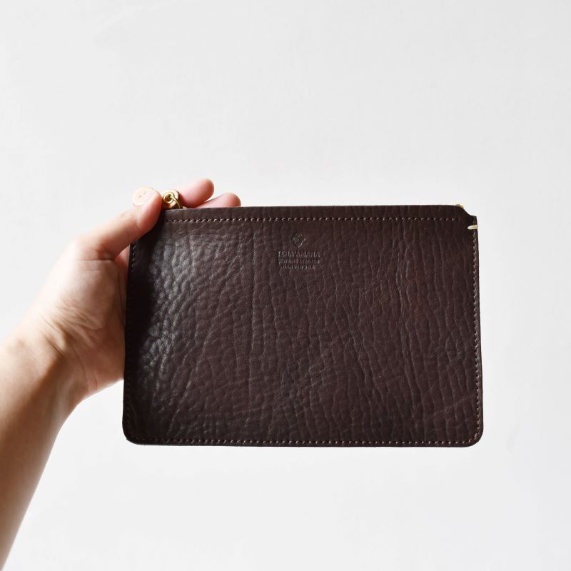 Teha’amana Square pouch S テハマナ スクエアポーチ S ベーシック キャメル テハマナ 革 皮 雑貨 おしゃれ レザー 本革 こだわりの逸品 地域特産品 ギフト 自分用 人気 おすすめ キャメル Sサイズ