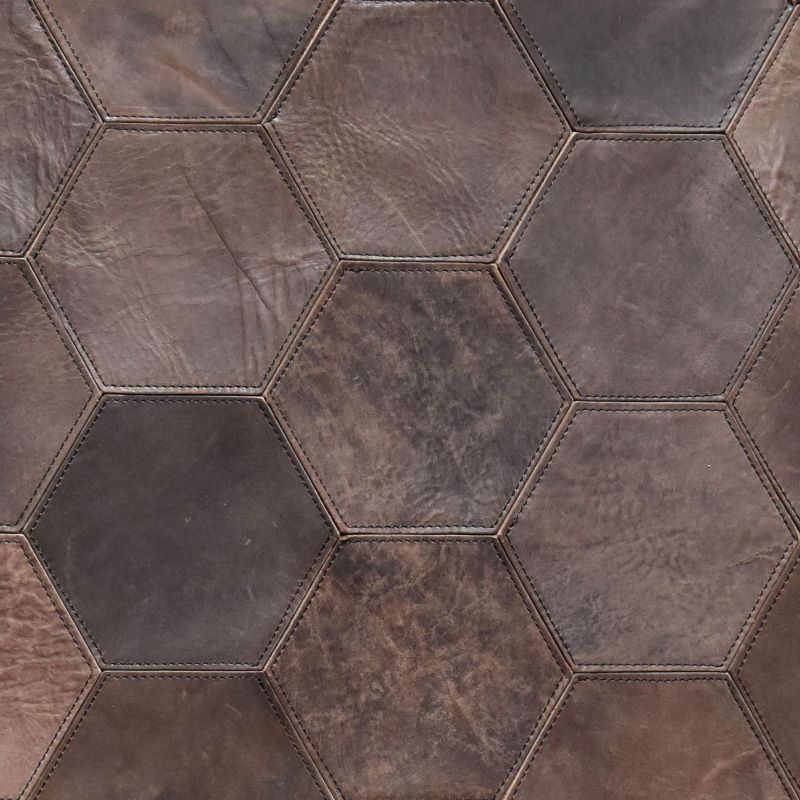 Teha’amana Mat honeycomb Smoke テハマナ 玄関マット スモーク ブラウン 革 皮 雑貨 おしゃれ レザー 本革 こだわりの逸品 地域特産品 ギフト 自分用 人気 おすすめ ブラウン