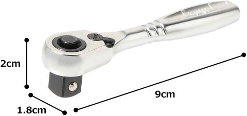 TONE トネ コンパクトショートラチェットハンドル（ホールドタイプ） RH3CHS　工具　TONE　トネ 15001-40000385｜工具 整備士 自動車 バイク DIY 日本製 メンテナンス