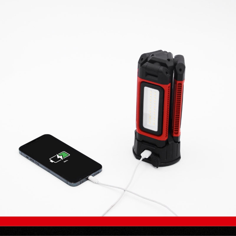 TONE トネ LED三面回転ライト　 L-LT26WPC　工具　15001-40001297｜工具 整備士 自動車 バイク DIY 日本製 メンテナンス