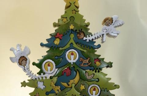 クリスマスツリー　特大サイズ　 知育玩具 木製パズル おもちゃ プレゼント 男の子 女の子 誕生日 クリスマス 子供 大人 ギフト つみき 積木 送料無料｜こだわりの逸品 地域特産品 ギフト 自分用 人気 おすすめ 積み木 積木 つみき 木のおもちゃ 動物つみき バランス ごっこ遊び おもちゃ 木製玩具 子供 子ども 国産 安心 安全 出産祝い お祝い 贈り物 日本製 無塗装 ナチュラル 職人 