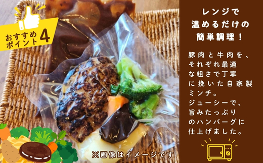 ジューシーなデミグラスハンバーグ 5個セット 野菜ソテー付き デミグラスソース 一食完結型 総菜 おいしい 送料無料 洋食 ハンバーグ はんばーぐ 冷凍 人気 手軽  おかず 肉 おすすめ ハンバーグ お得 ハンバーグステーキ 味付ハンバーグ 河内長野 河内長野市 