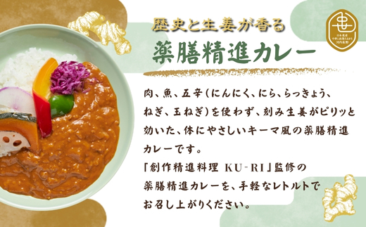 楠公めし 2個　歴史と生姜が香る 薬膳精進カレー 2個 セット　楠木正成公 玄米 健康 武士 中世 観心寺 金剛寺 延命寺 住職発案 人気レストラン 創作精進料理KU-RI 監修 簡単調理 こだわりの逸品 地域特産品 ギフト 自分用 人気 おすすめ