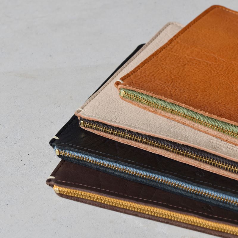 Teha’amana Square pouch L テハマナ スクエアポーチ L ベーシック ブラウン 革 皮 雑貨 おしゃれ レザー 本革 こだわりの逸品 地域特産品 ギフト 自分用 人気 おすすめ ブラウン Lサイズ