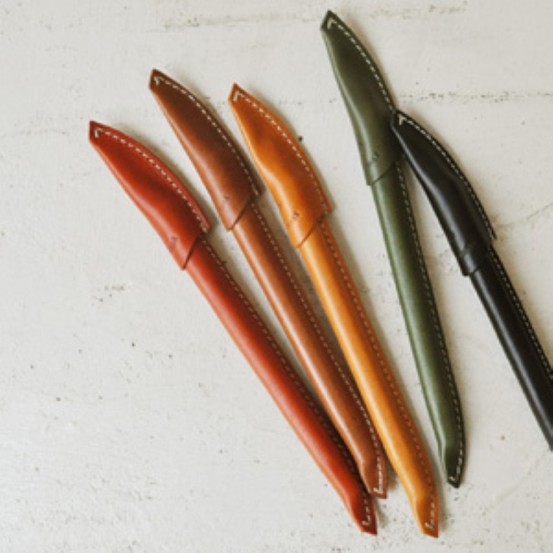 Teha’amana Pen Basic テハマナ ペン ベーシック ダークブラウン テハマナ 革 皮 雑貨 おしゃれ レザー 本革 こだわりの逸品 地域特産品 ギフト 自分用 人気 おすすめ ダークブラウン