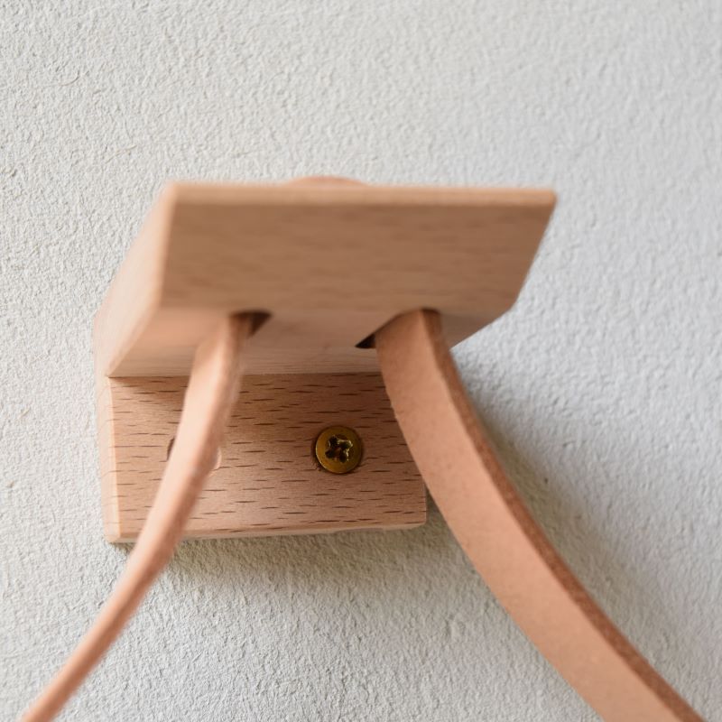 Teha’amana Towel holder テハマナ タオルホルダー ブナ ブラック 革 皮 雑貨 おしゃれ レザー 本革 こだわりの逸品 地域特産品 ギフト 自分用 人気 おすすめ ブラック