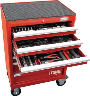 TONE トネ ツールキャビネットセット TCS911　工具　TONE　トネ 15001-40000411｜工具 整備士 自動車 バイク DIY 日本製 メンテナンス