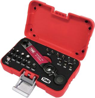 TONE トネ トルクビットラチェットセットTBS20　工具　TONE　トネ 15001-40000585｜工具 整備士 自動車 バイク DIY 日本製 メンテナンス