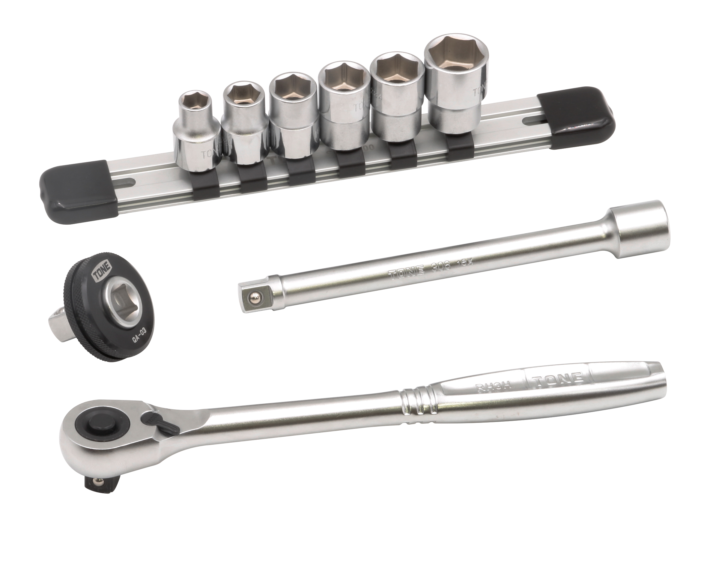 TONE トネ ソケットレンチセット　A-S3630N　工具　TONE　トネ 　15001-40000948｜工具 整備士 自動車 バイク DIY 日本製 メンテナンス