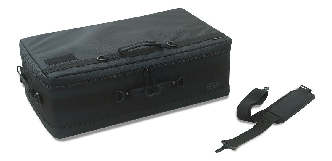 ANOBA マルチバーナーコンテナ ブラック 大型コンロ収納対応バッグ キャンプギア キャンプ用品 多機能 ギアバッグ コンロケース バーナー ケース キャンプ道具 アウトドア キャンプ 防災 大阪 河内長野市 送料無料　anoba ピクニック ふるさと納税 キャンプ 大阪府河内長野市