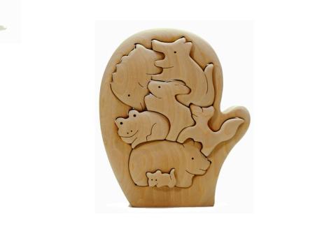 絵本のパズル　てぶくろ童話 知育玩具 木製パズル おもちゃ プレゼント 男の子 女の子 誕生日 クリスマス 子供 大人 ギフト つみき 積み木 送料無料｜こだわりの逸品 地域特産品 ギフト 自分用 人気 おすすめ 積木 木のおもちゃ 動物つみき バランス ごっこ遊び 木製玩具 子ども 国産 安心 安全 出産祝い お祝い 贈り物 日本製 無塗装 ナチュラル 職人 手作り ギフト