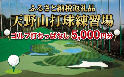 天野山打球練習場　打球練習券 ５