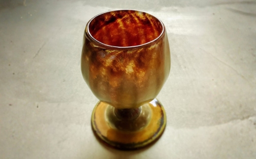 グラス砂漠のチューリップ-ピンク　桃 グラス タンブラー 手作り オリジナル 吹きガラス こだわりの逸品 ギフト プレゼント 自分用 人気 おすすめ