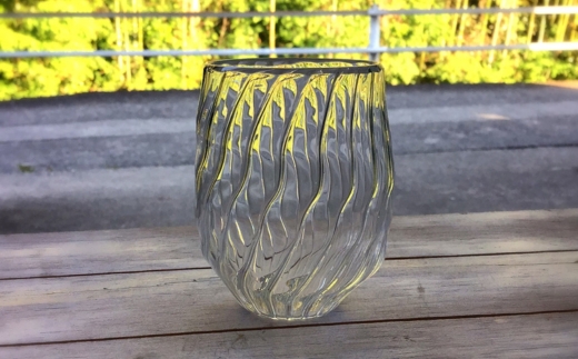 "Classic Bamboos"竹の古径(こみち) ストライプ 多用途 グラス