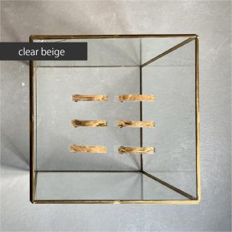 アクリル製ショートバレッタ clear beige（クリアベージュ） eME　barretta 2 short 髪留め ヘアクリップ ヘアアクセサリー こだわりの逸品 地域特産品 ギフト 自分用 人気 おすすめ