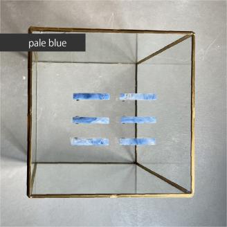 アクリル製ショートバレッタ pale blue（ペールブルー） eME　barretta 2 short 髪留め ヘアクリップ ヘアアクセサリー こだわりの逸品 地域特産品 ギフト 自分用 人気 おすすめ